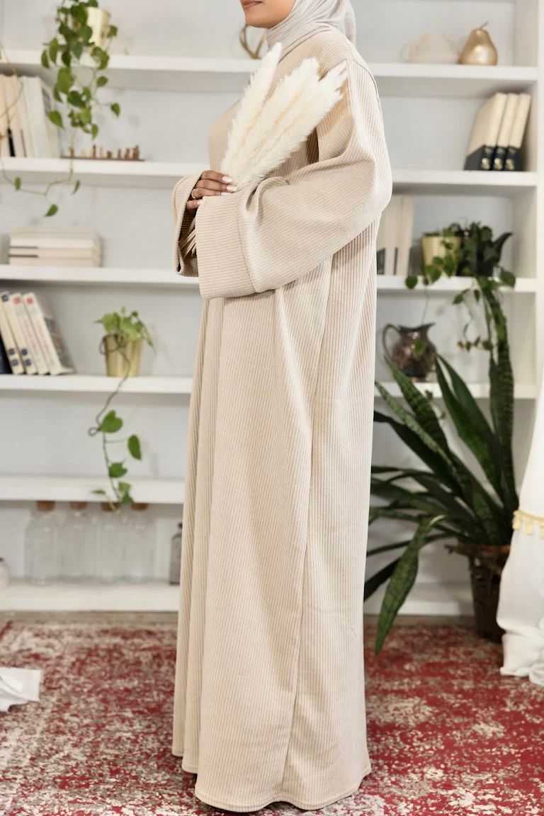 Corduroy abaya