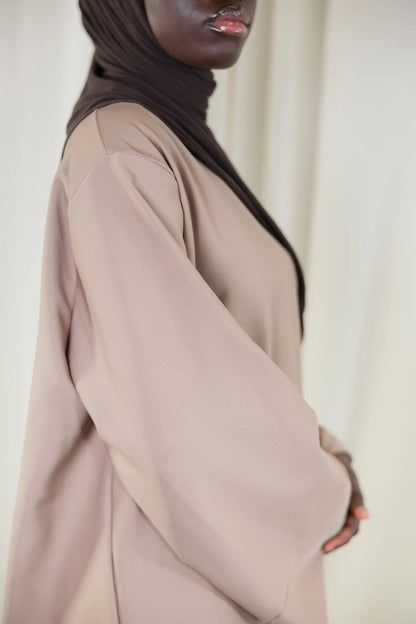 Abaya Zahra Taupe